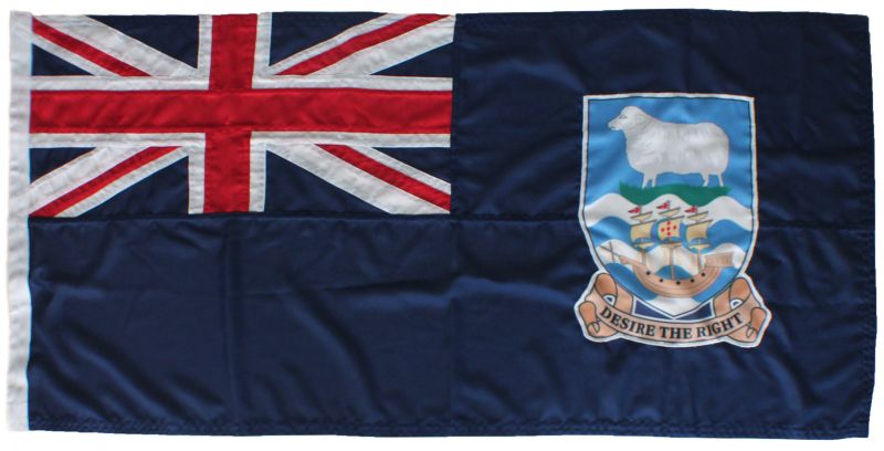 Falkland islands blue ensign flag buy mod quality sewn rope toggled uk woven polyester traditional island bara green nordic white cross northern scotland hebrides marine grade