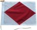 15x12in 38x30cm Foxtrot F signal flag US Navy Size 0 & British Navy Size